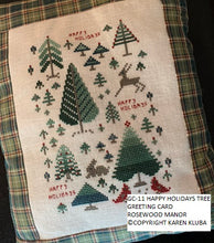 Load image into Gallery viewer, HAPPY HOLIDAYS--GREETING CARD