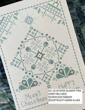 Load image into Gallery viewer, WINTER QUAKER TREE--GREETING CARD
