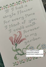 Load image into Gallery viewer, SINGLE FLOWER--GREETING CARD