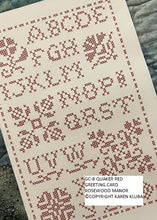 Load image into Gallery viewer, QUAKER RED-GREETING CARD