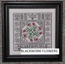 Load image into Gallery viewer, BLACKWORK FLOWERS