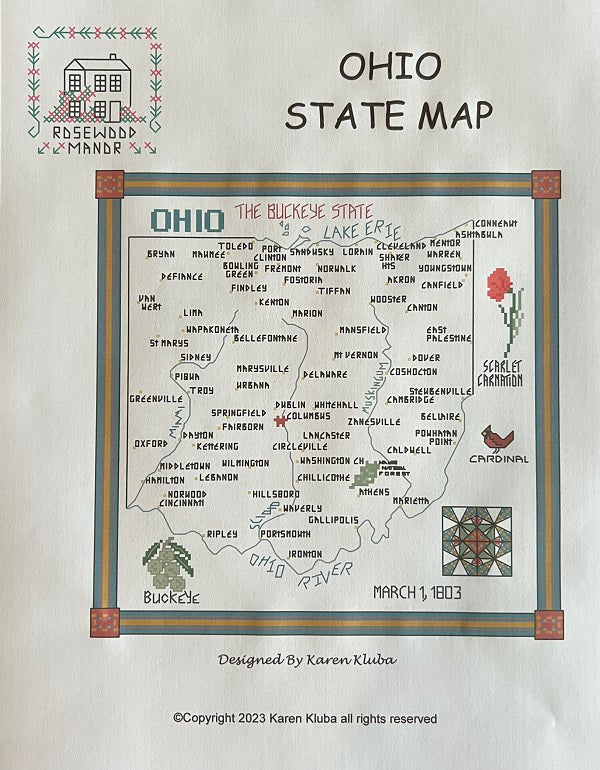 OHIO STATE MAP