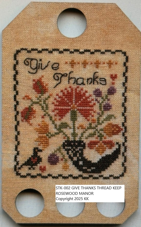 GIVE THANKS – Rosewood Manor X Stitch