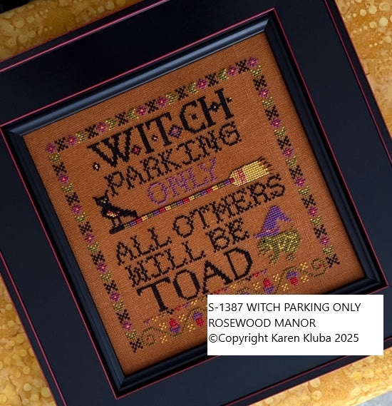 WITCH PARKING ONLY