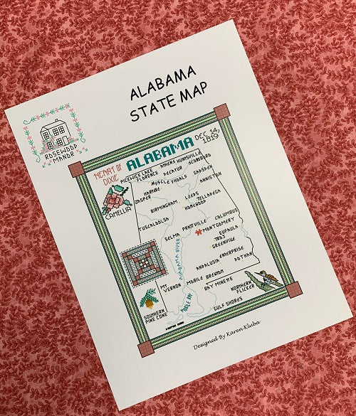 ALABAMA STATE MAP