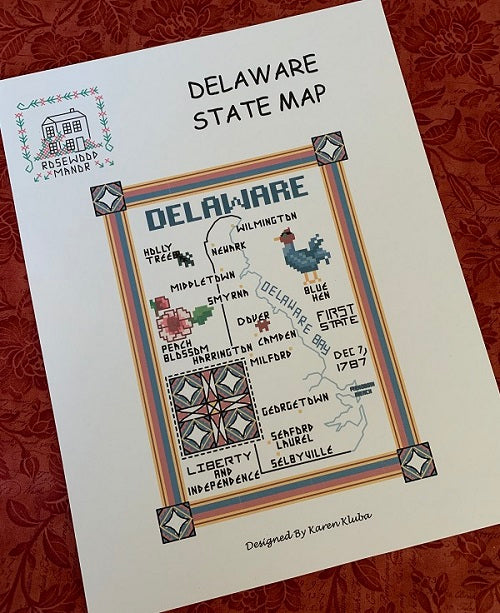DELAWARE STATE MAP