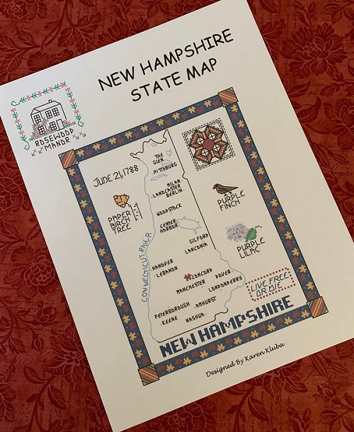 NEW HAMPSHIRE STATE MAP