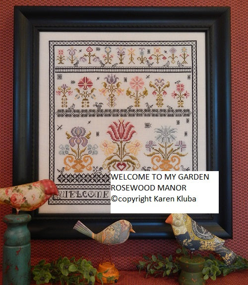 Come Into My Garden - Cross Stitch Pattern