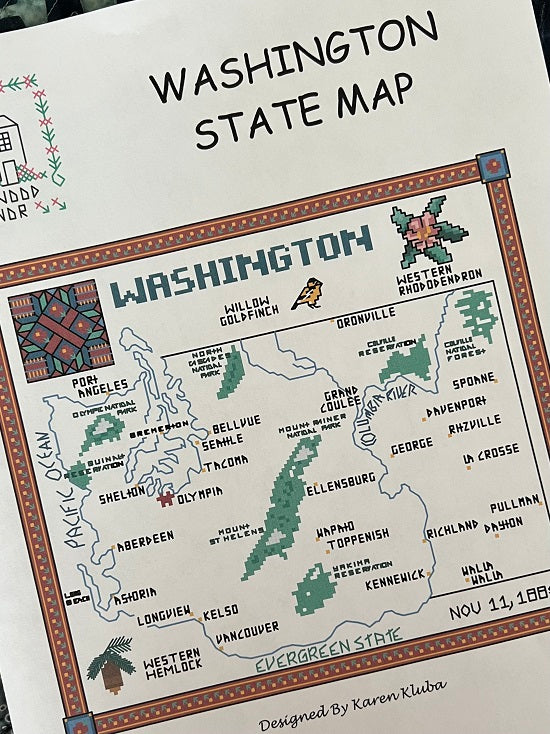 WASHINGTON STATE MAP